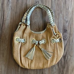 Michael Kors Large Straw Woven Summer Bag
